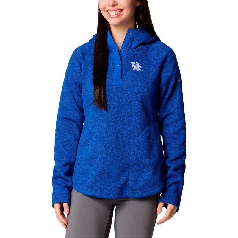 コロンビア レディース トップス Tシャツ セーター フリース パーカー Women's Columbia Royal Kentucky Wildcatsweater Weather Fleece Lined Pullover Hoodie Ken Blue ブルー