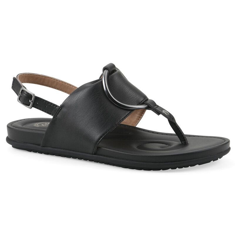 ホワイトマウンテン レディース シューズ サンダル White Mountain Women's Alicorn Thong Sandals Black Smooth ブラック