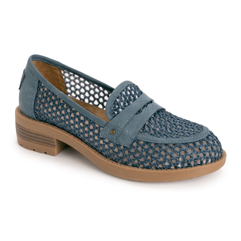 ムクルクス レディース シューズ スリッポン・ローファー MUK LUKS Vania Women\u0027slip-On Loafers Dusty Blue 青色