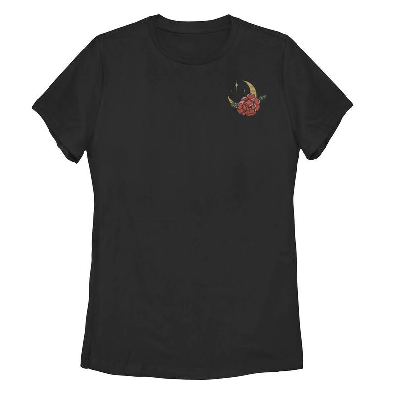 アンブランデッド レディース トップス Tシャツ グラフィック Unbranded Juniors' Moon Flower Zodiac Graphic Tee Black ブラック｜ReVida 店 8,480円