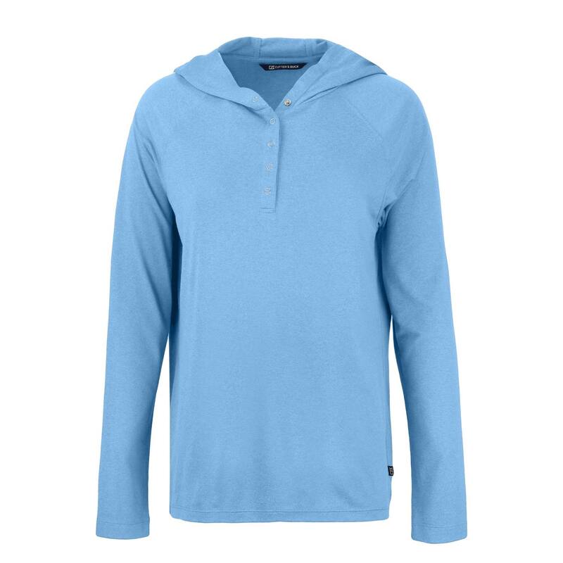 截断機アンドうしろ側 レディース トップス プルオーバー パーカー Cutter \u0026 Buck Coastlinepicomfort Womens Eco Hoodie Atlas