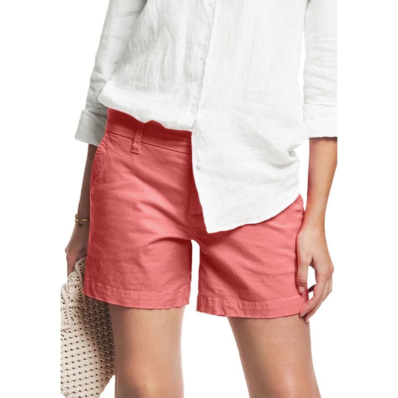 Ellos レディース ボトムス ハーフパンツ・ショーツ プラスサイズ ショートパンツ ellos Plusize Stretchino Mid-Rise Shortstrawberry Rose｜ReVida 店 10,136円