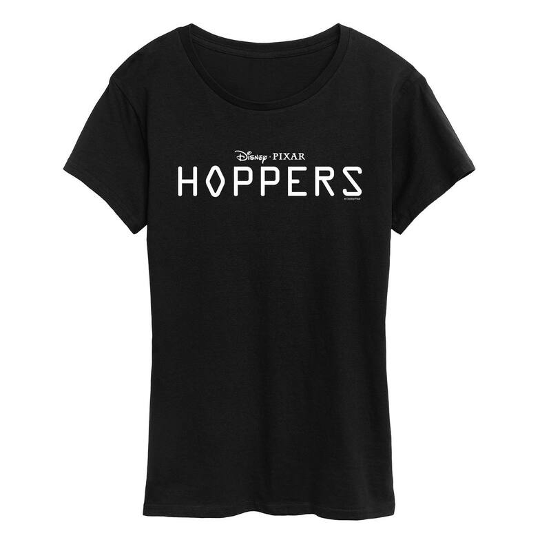 ディズニー ピクサー レディース トップス Tシャツ ロゴ グラフィック Women's Disney / Pixar Hoppers Logo Graphic Tee Black ブラック