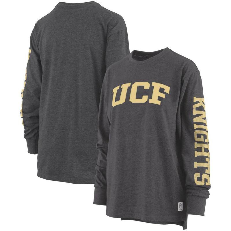 押し付けるボックス席 レディース トップス プルオーバー Women\u0027s Pressbox Black UCF Knights Two-Hit Canyon Long Sleeve T-Shirt Ucf Black 黒いこと