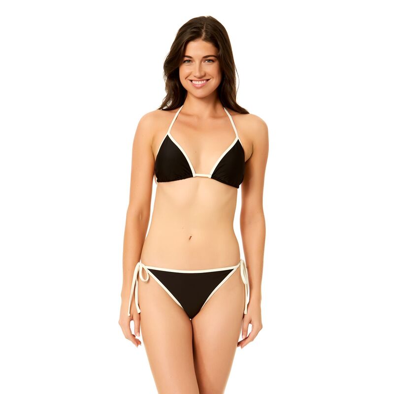 ハーレー レディース 水着 トップのみ コントラスト Juniors' Hurley Triangle Swim Top with Contrast Binding Black ブラック 7,385円