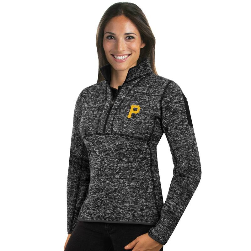 アンティグア レディース トップス Tシャツ セーター Women's Antigua Pittsburgh Pirates Fortune Midweight Pullover Sweater Pir Black ブラック