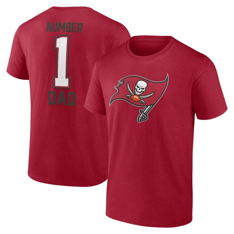 アンブランデッド レディース トップス Tシャツ Unbranded Men's Fanatics Branded Red Tampa Bay Buccaneers Father's Day T-Shirt Buc Red レッド