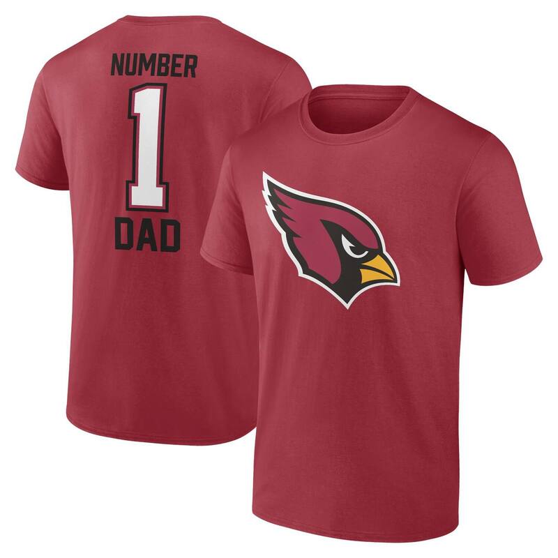 ファナティクス レディース トップス Tシャツ Men's Fanatics Cardinal Arizona Cardinals Father's Day T-Shirt Acred レッド