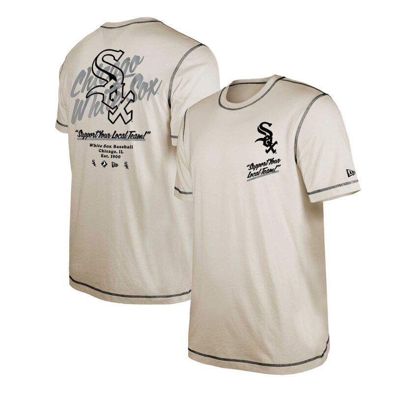ニューエラ レディース トップス Tシャツ Men's New Era White Chicago White Sox Team Split-Shirt Sox White ホワイト
