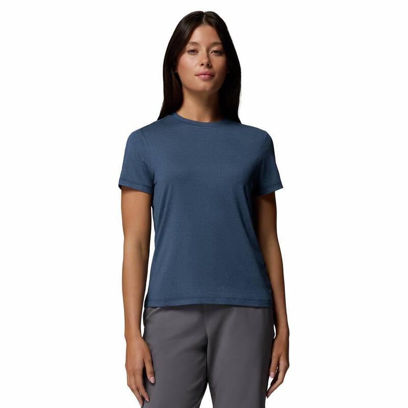 コロンビア レディース トップス プルオーバー ロゴタイプ Women\u0027s Columbia Parsons Point Short Sleeve Logo Tee Collegiate Navy Heathe 米国海軍