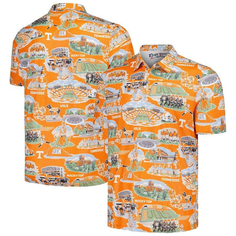 レインスプーナー レディース トップス Tシャツ ポロシャツ Men's Reyn Spooner Tennessee Orange Tennessee Volunteerscenic Polo Ten Orange オレンジ