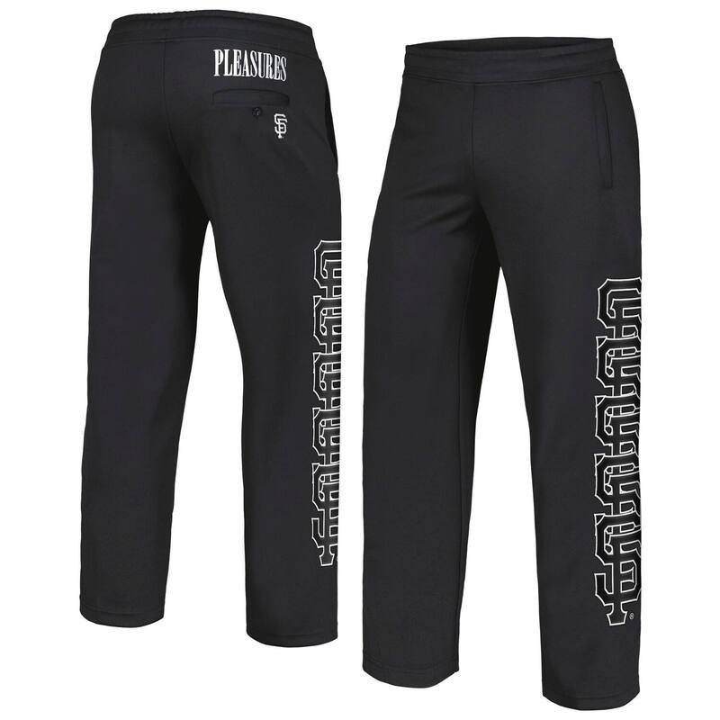 プレジャーズ レディース ボトムス カジュアルパンツ トラックパンツ PLEASURES Men's Black San Francisco Giants Pitcher Track Pants Gnt Black ブラック