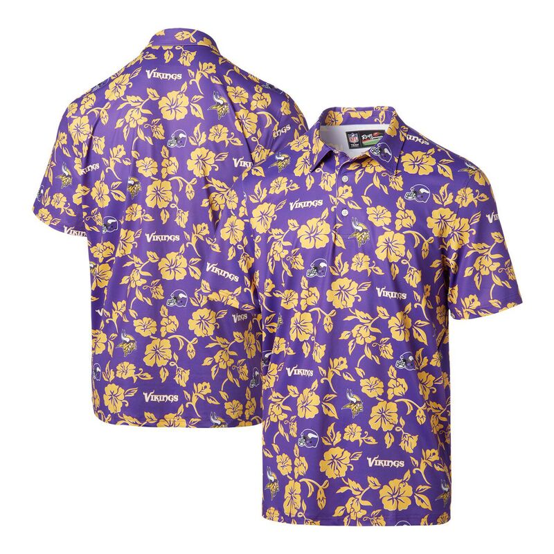 レインスプーナー レディース トップス Tシャツ ポロシャツ Men's Reyn Spooner Purple Minnesota Vikings Pua Performance Polo Mvk Purple パープル
