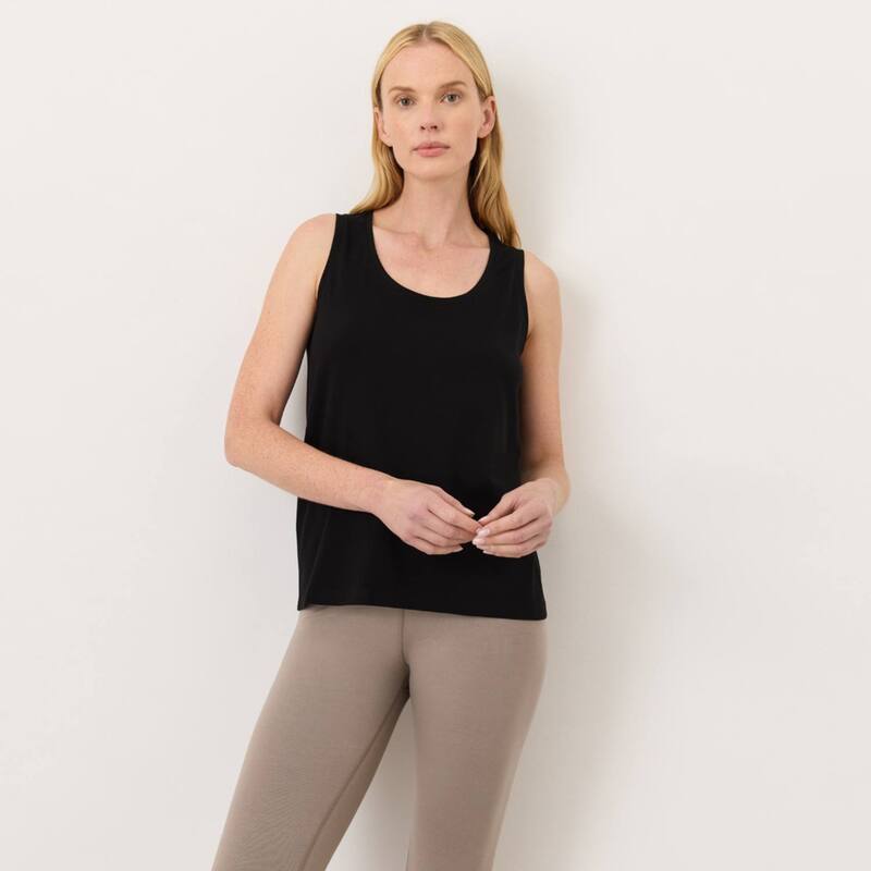 パクト レディース トップス Tシャツ コットン Pact Luxe Signature Tank Made With Organicotton Black ブラック