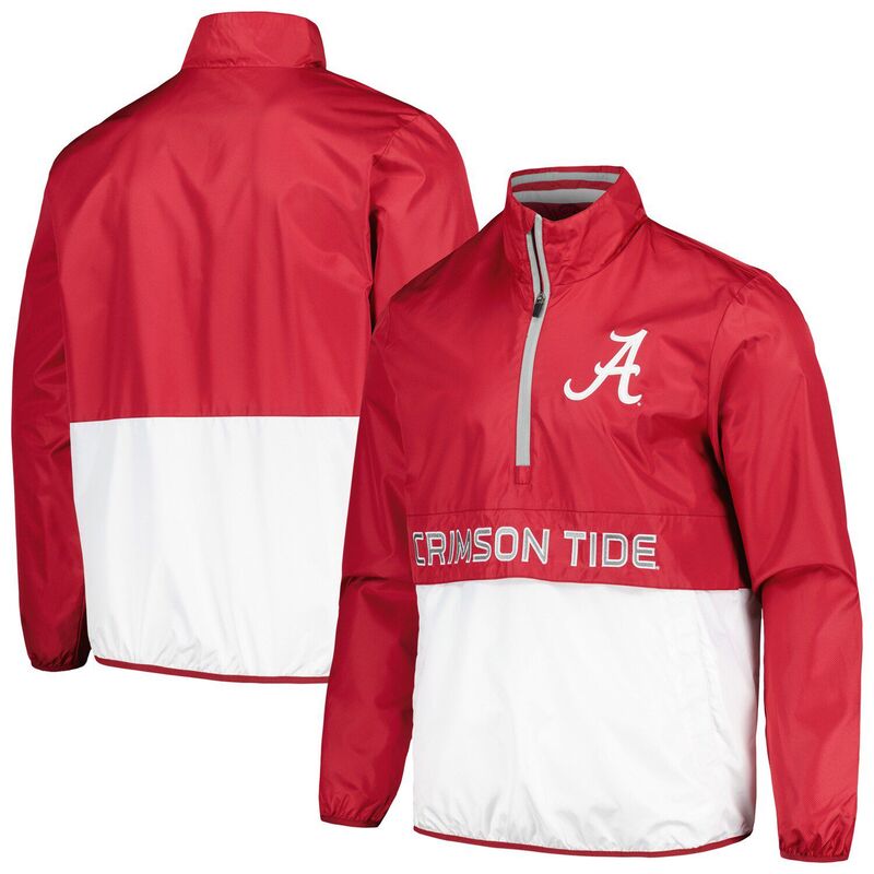 G-III レディース アウター ジャケット・ブルゾン Men's G-III Sports by Carl Banks Crimson Alabama Crimson Tide CornermanHalf-Zip Top Ala Red レッド|ReVida 店