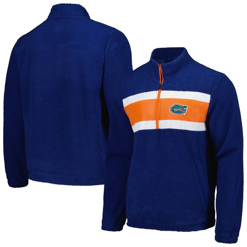 【送料無料】 カール バンクス レディース ジャケット・ブルゾン アウター Men's G-III Sports by Carl Banks Royal Florida Gators Pinch Runner Half-Zip Top Fld Blue