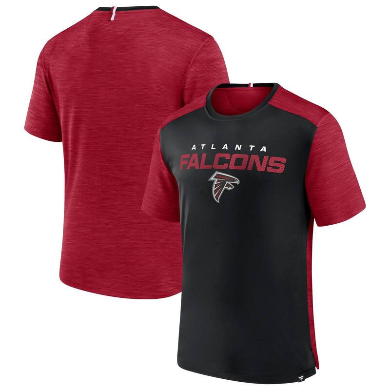 アンブランデッド レディース トップス Tシャツ Unbranded Men's Fanatics Branded Black/Red Atlanta Falcons Defender Evo T-Shirt Fal Black ブラック