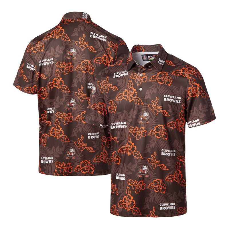 レインスプーナー レディース トップス Tシャツ ポロシャツ Men's Reyn Spooner Brown Cleveland Browns Throwback Pua Performance Polo Brn Brown ブラウン