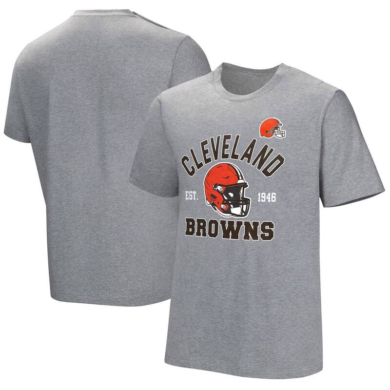 アンブランデッド レディース トップス Tシャツ Unbranded Men's Gray Cleveland Browns Tackle Adaptive T-Shirt Brn Grey グレー
