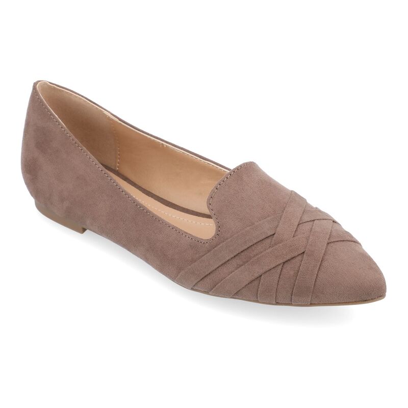 ジュルネ コレクション レディース シューズ スリッポン・ローファー Journee Collection Mindee Women's Flats Taupe トープ