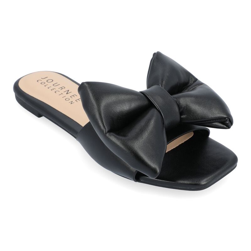 ジュルネ コレクション レディース シューズ サンダル Journee Collection Fayre Tru Comfort Foam Women'slide Sandals Black ブラック