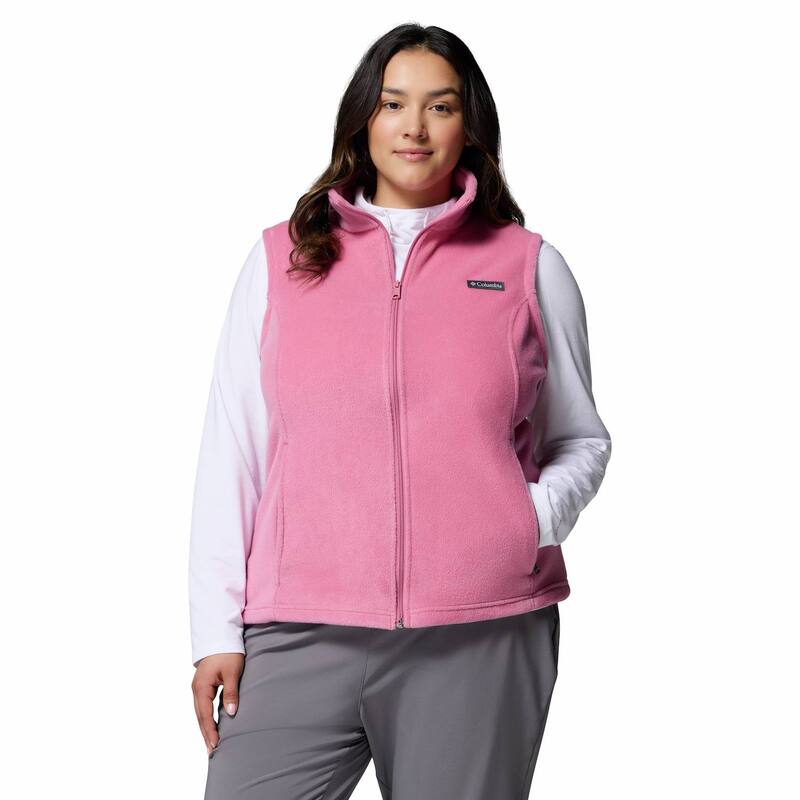 コロンビア レディース アウター ジャケット・ブルゾン プラスサイズ ベスト フリース Plusize Columbia Benton Springs Fleece Vest Rosette