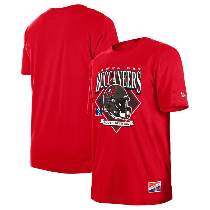 ニューエラ レディース トップス Tシャツ ロゴ Men's New Era Red Tampa Bay Buccaneers Team Logo T-Shirt Buc Red レッド