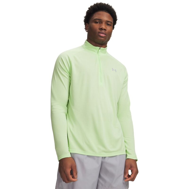 アンダーアーマー レディース トップス Tシャツ Men's Under Armour Tech 2.0 Half-Zip Top Lumos Lime ライム|ReVida 店