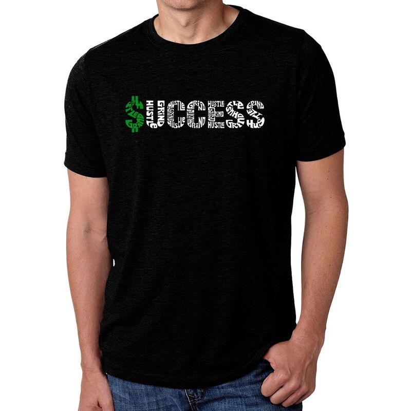 エルエーポップアート レディース トップス Tシャツ LA Pop Art Success - Men's Premium Blend Word Art-Shirt Black ブラック