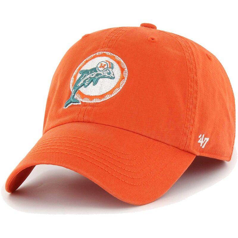 アンブランデッド レディース アクセサリー 帽子 Unbranded Men's '47 Orange Miami Dolphins Gridiron Classics Franchise Legacy Fitted Hat Dol Orange オレンジ