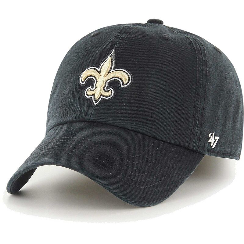 アンブランデッド レディース アクセサリー 帽子 ロゴ Unbranded Men's '47 Black New Orleansaints Franchise Logo Adjustable Hat Snt Black ブラック