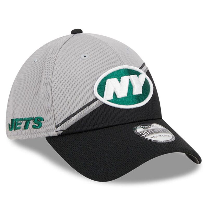 ニューエラ レディース アクセサリー 帽子 Men's New Era Gray/Black New York Jets 2023 Sideline 39THIRTY Flex Hat Jet Grey グレー