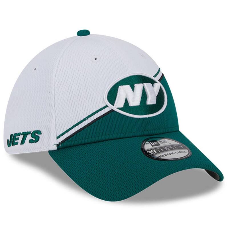 ニューエラ レディース アクセサリー 帽子 Men's New Era White/Greenew York Jets 2023 Sideline 39THIRTY Flex Hat Jet White ホワイト