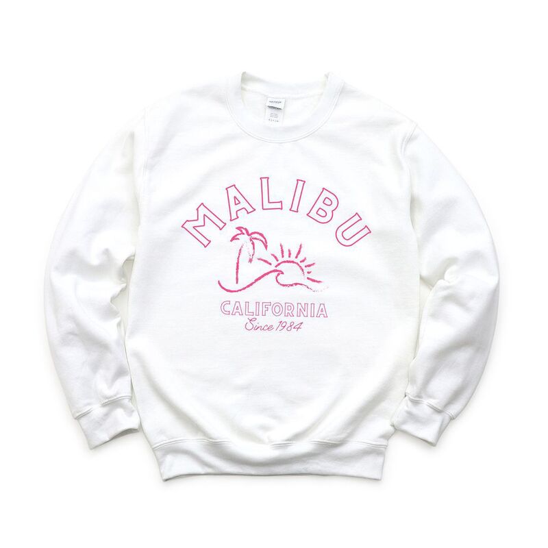 Simply Sage Market レディース トップス Tシャツ スウェット Simply Sage Market Malibu California Sweatshirt White ホワイト｜ReVida 店 9,225円