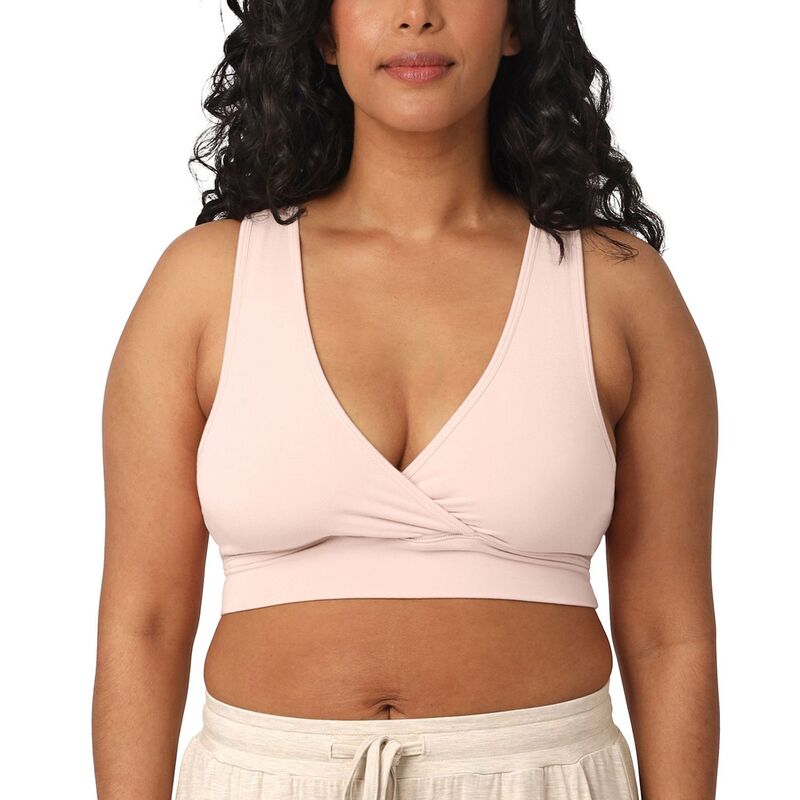 【送料無料】 キンドリッド ブレイブリー レディース ブラジャー アンダーウェア Maternity Kindred Bravely French Terry Racerback Nursing & Sleep Bra Pink