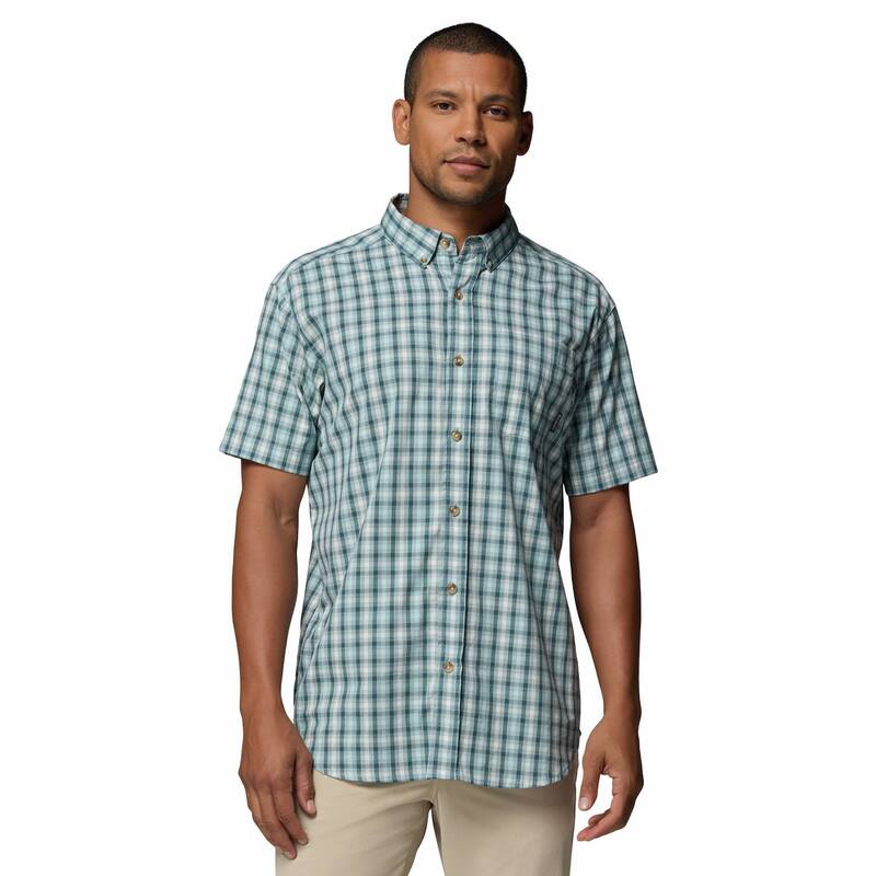コロンビア レディース トップス Tシャツ トール ダウン Big \u0026 Tall Columbia Rapid Rivers Regular-Fit Woven Button-Down Shirt Blue Gingham ブルー
