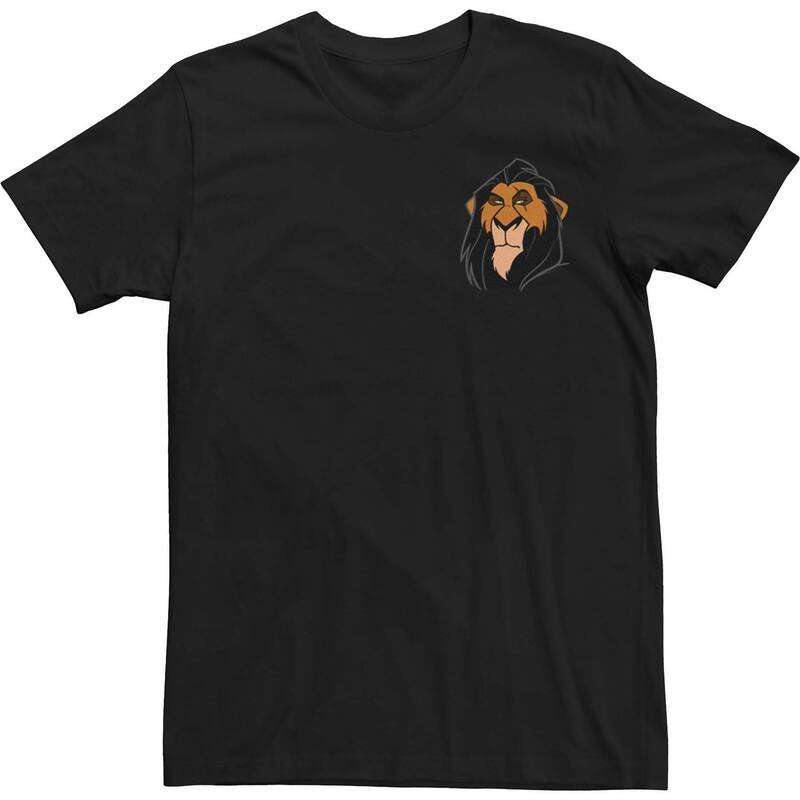 ディズニー レディース トップス Tシャツ Disney Men's Lion King Idiots Pocket Hitee Black ブラック