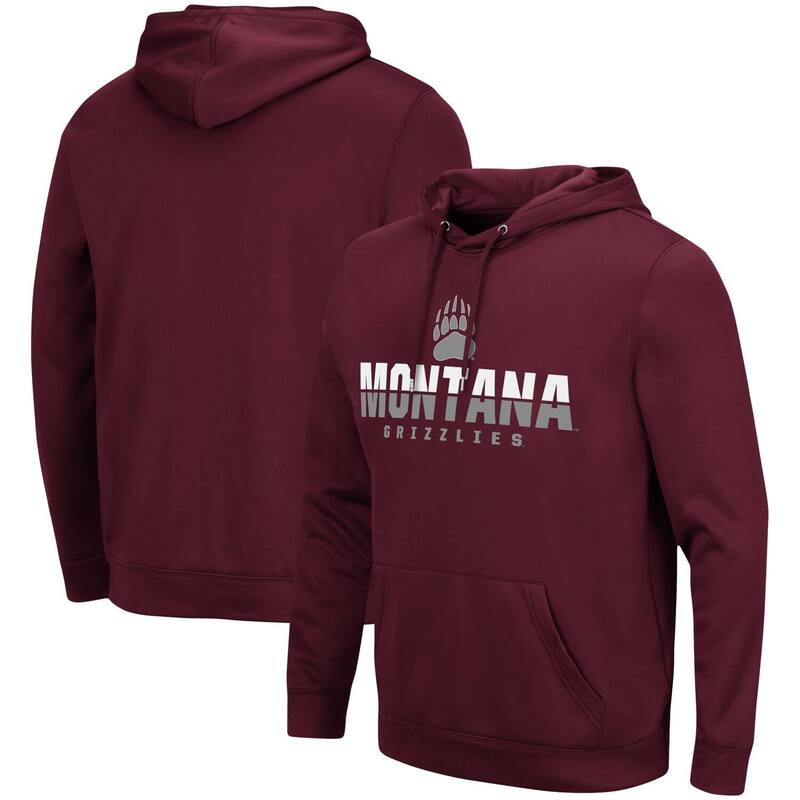 コロシアム レディース トップス Tシャツ パーカー Men's Colosseumaroon Montana Grizzlies Lantern Pullover Hoodie Mon Red レッド