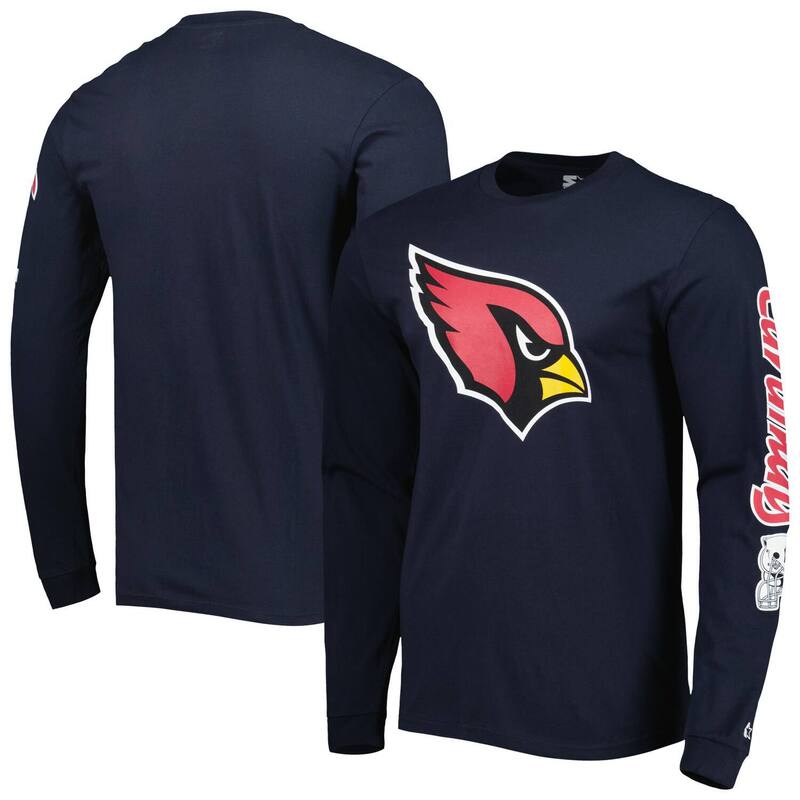 スターター レディース トップス Tシャツ Men'starter Navy Arizona Cardinals Halftime Long Sleeve T-Shirt Acr Navy ネイビー