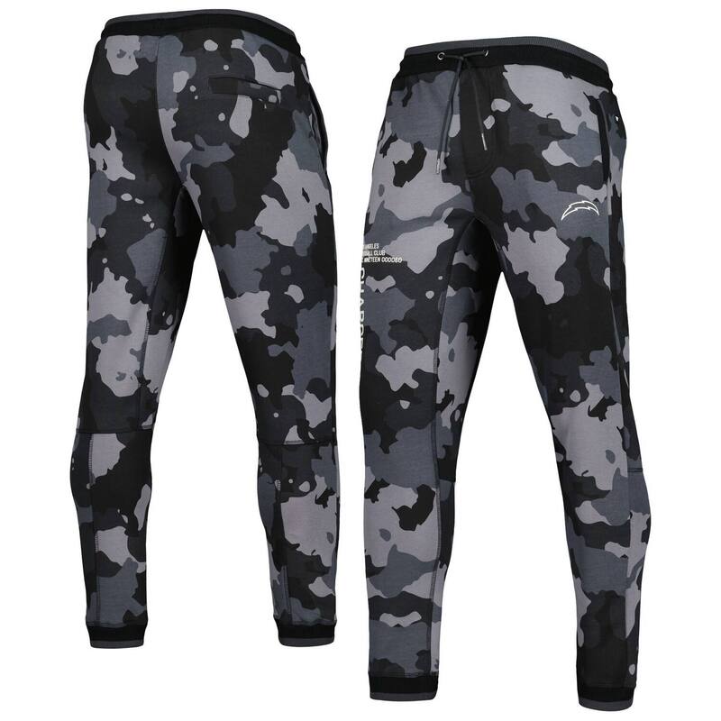 アンブランデッド レディース ボトムス カジュアルパンツ Unbranded Unisex The Wild Collective Black Los Angeles Chargers Camo Jogger Pants Chg Black ブラック