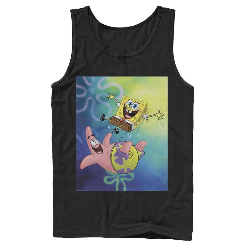 ニコロデオン レディース トップス Tシャツ パンツ グラフィック Men's Nickelodeon Spongebob Squarepants Patrickstar Best Buddies Graphic Tank Top Black ブラック｜ReVida 店 8,480円