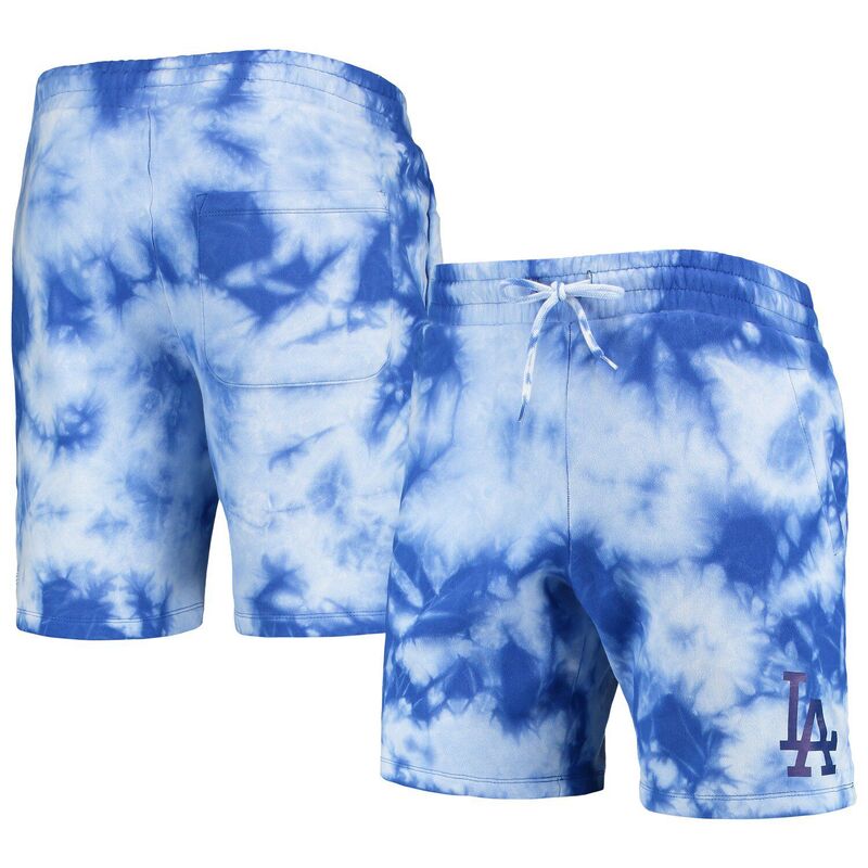 ニュー内鰓 レディース ボトムス 二分の一ズボン下・さる股引き 遊撃手ズボン下 Men\u0027s New Era Royalos Angeles Dodgers Team Dye Shorts Lad Blue 青み