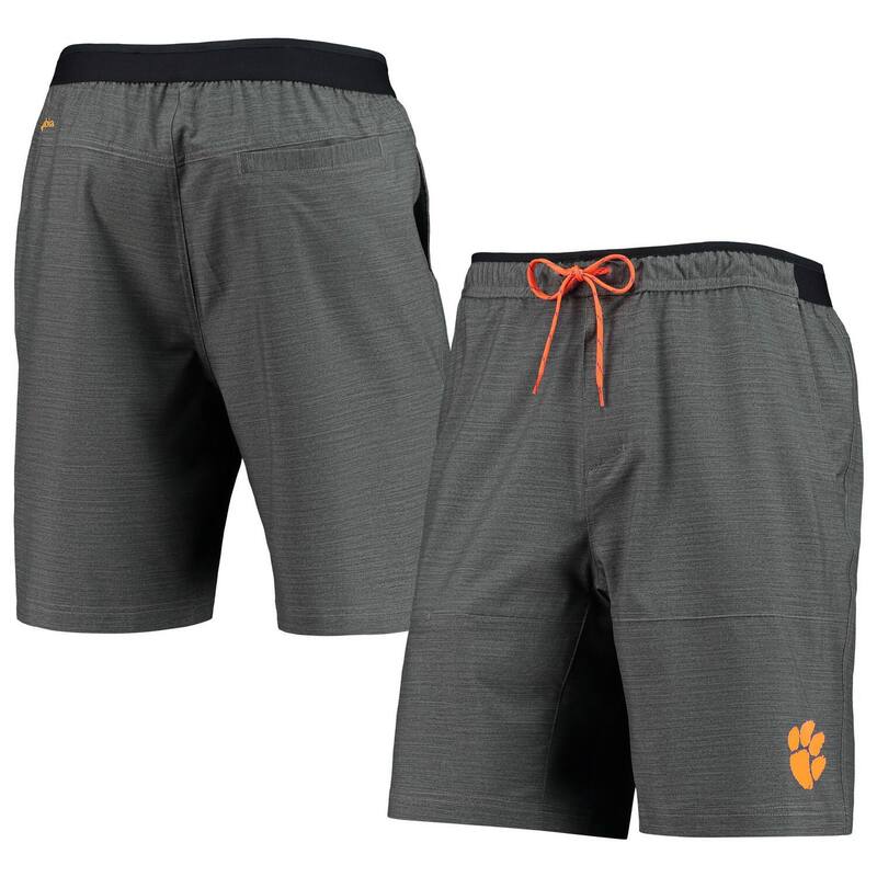 アンブランデッド レディース ボトムス ハーフパンツ・ショーツ ショートパンツ Unbranded Men's Columbia Heathered Gray Clemson Tigers Twisted Creek Omni-Shield Shorts Clm Grey グレー|ReVida 店