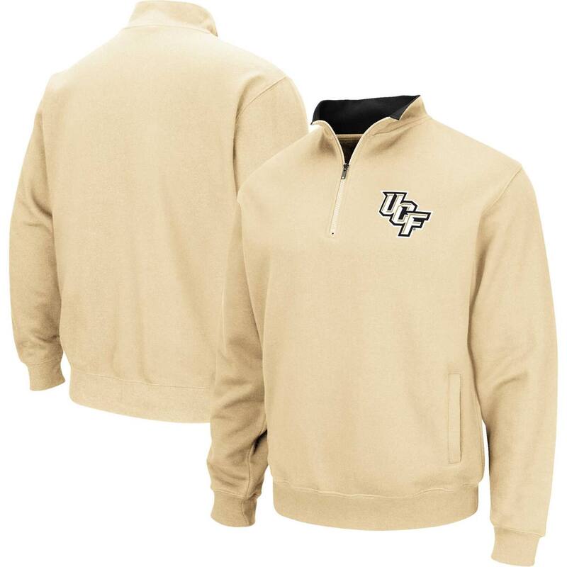 円形劇場 レディース トップス プルオーバー 汗水 Men\u0027s Colosseum Gold UCF Knights Tortugas Quarter-Zip Sweatshirt Ucf Gold ゴールド