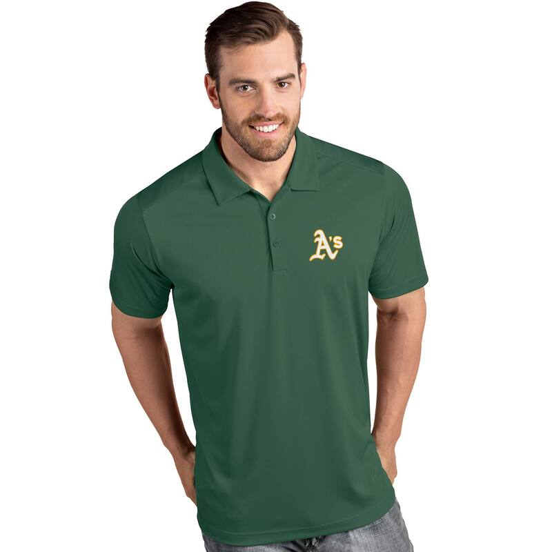 アンティグア レディース トップス Tシャツ ポロシャツ Men Antigua Oakland Athletics Tribute Poloas Green グリーン