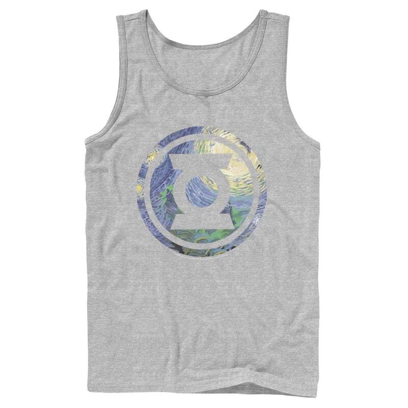 アニメキャラクター レディース トップス Tシャツ ロゴ Licensed Character Men's DComics Green Lantern Starry Night Logo Tank Top Athletic Heather ヘザー｜ReVida 店 8,480円