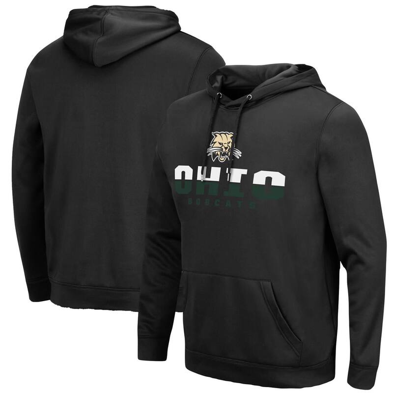 コロシアム レディース トップス Tシャツ パーカー Men Colosseum Black Ohio Bobcats Lantern Pullover Hoodie Ohu Black ブラック