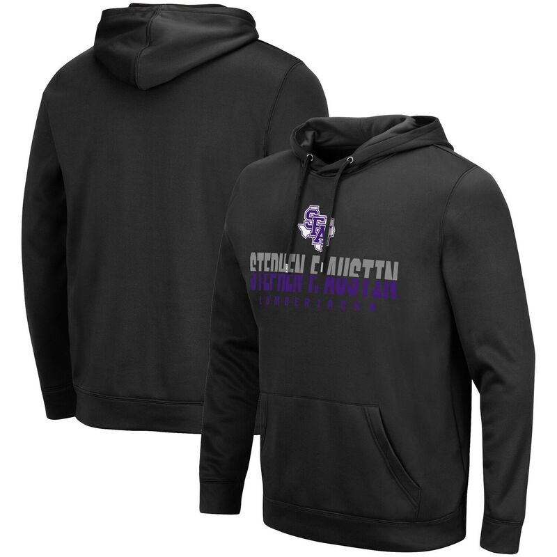 コロシアム レディース トップス Tシャツ パーカー Men's Colosseum Black Stephen F Austin Lumberjacks Lantern Pullover Hoodie Nc2 Black ブラック