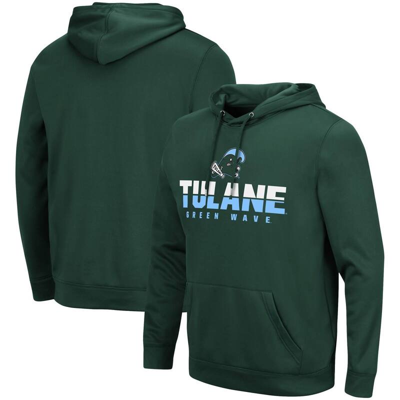 コロシアム レディース トップス Tシャツ パーカー Men's Colosseum Green Tulane Green Wave Lantern Pullover Hoodie Nc2 Green グリーン