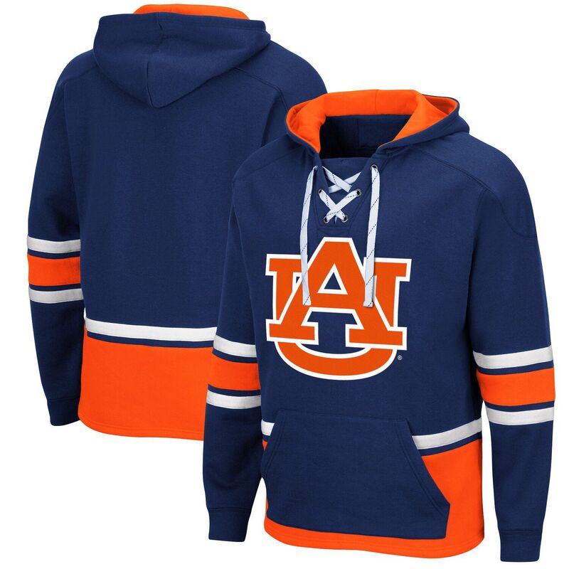 コロシアム レディース トップス Tシャツ レース パーカー Men's Colosseum Navy Auburn Tigers Lace Up 3.0 Pullover Hoodie Aub Navy ネイビー